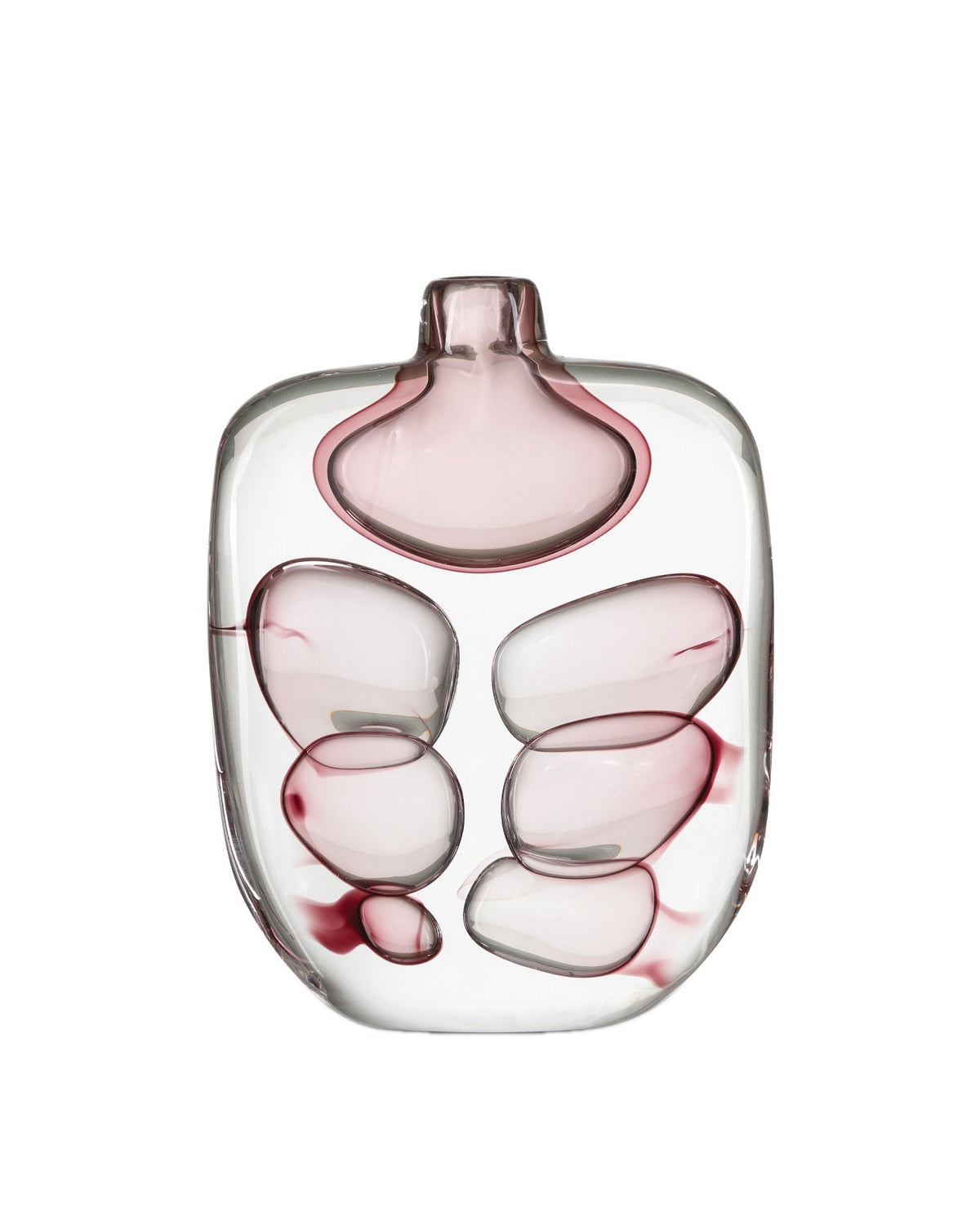 Currey and Company - 1200-1016 - Vase - Vicolino - Clear/Purple