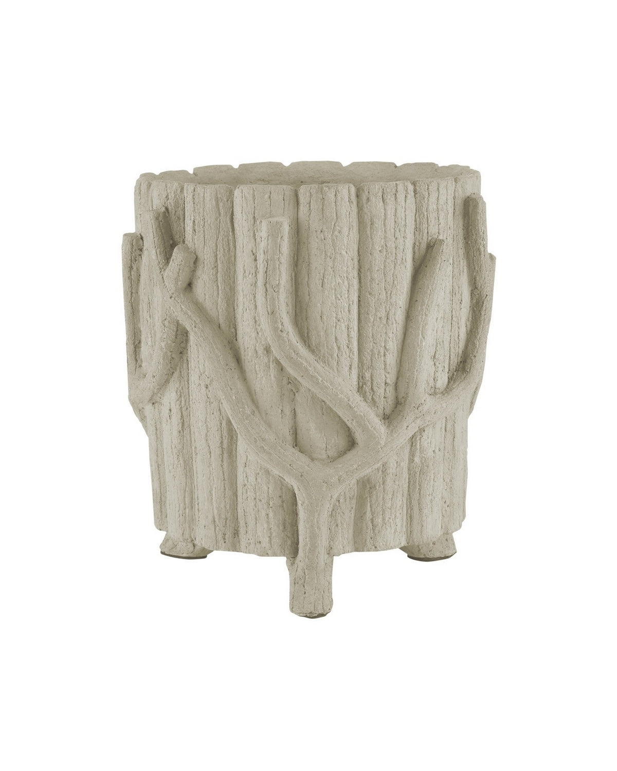 Currey and Company - 2200-0020 - Planter - Faux Bois Planter - Portland/Faux Bois