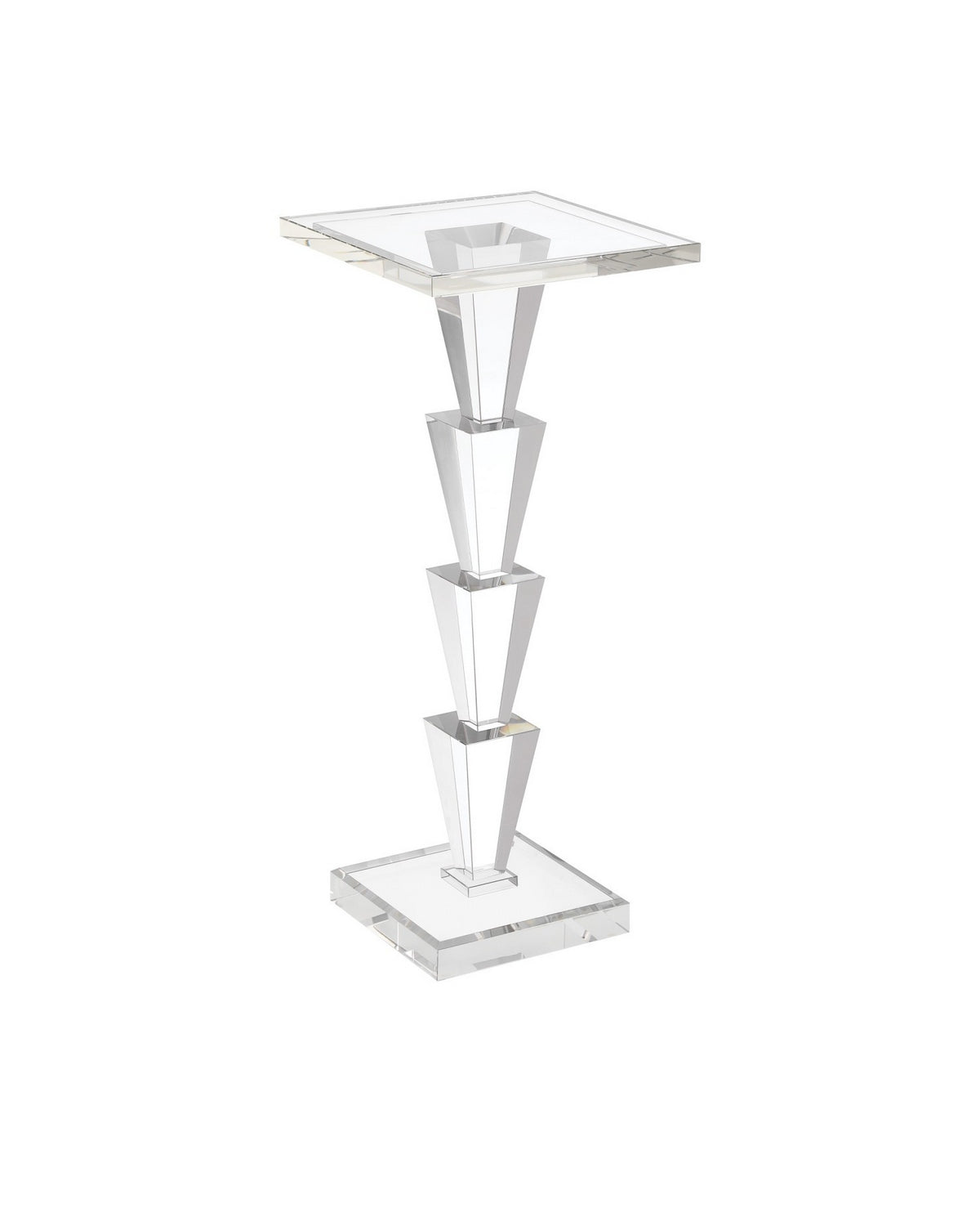 Currey and Company - 3000-0319 - Drinks Table - Tiana - Clear