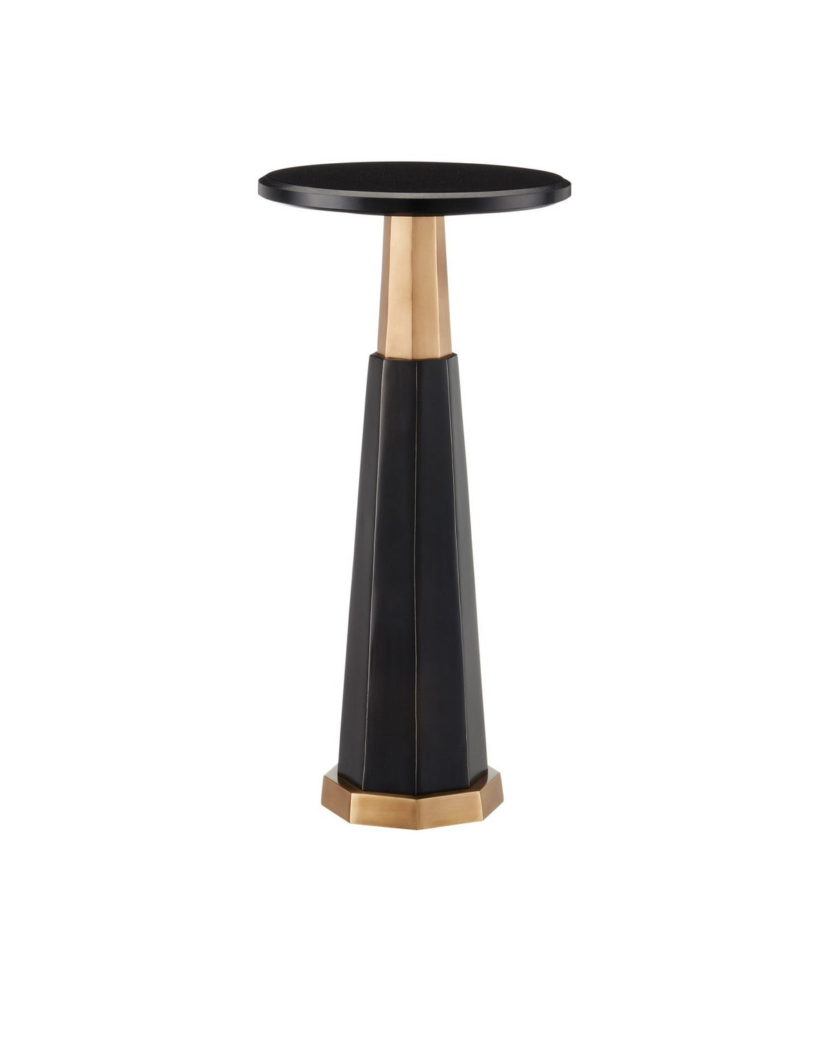 Currey and Company - 4000-0234 - Drinks Table - Gieves - Black/Bronze/Antique Brass