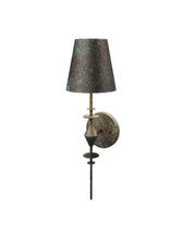 Currey and Company - 5000-0277 - One Light Wall Sconce - Anselm - Verde Bronze/Contemporary Gold