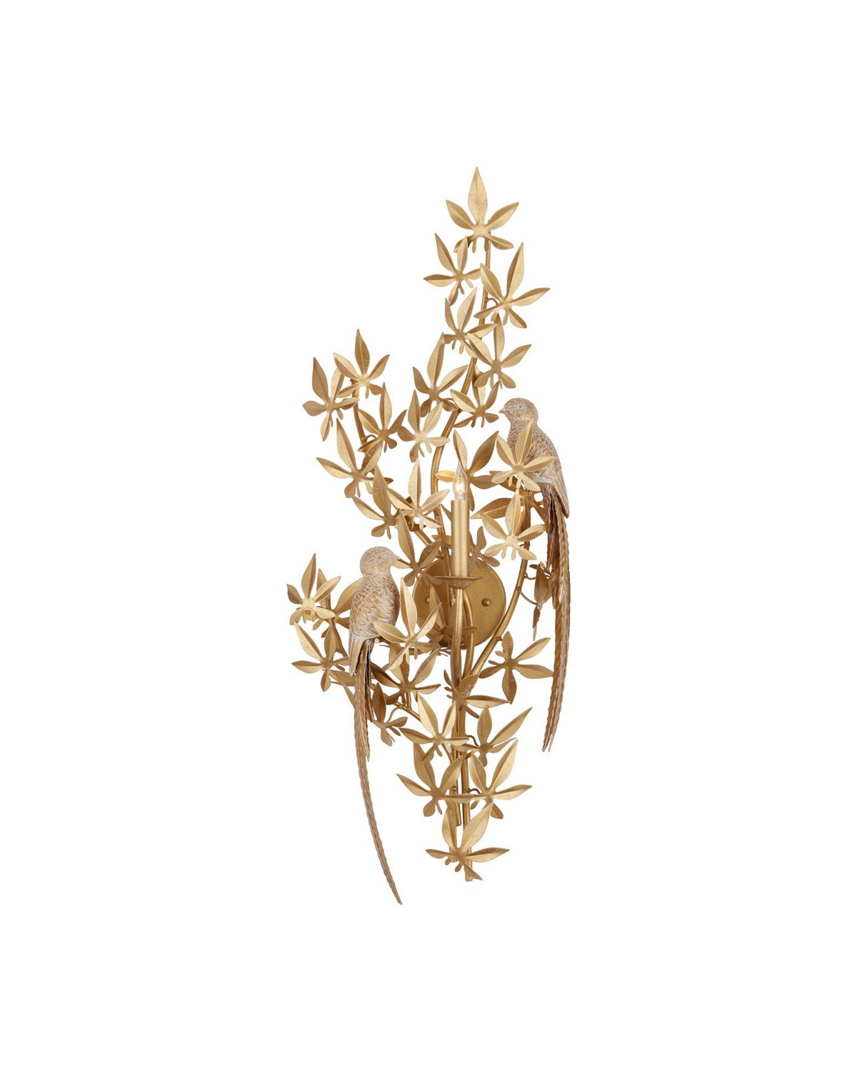Currey and Company - 5000-0282 - One Light Wall Sconce - Aviary - Swedish Gold