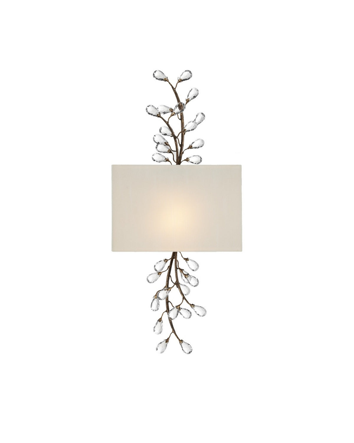 Currey and Company - 5900-0051 - LED Wall Sconce - Crystal Bud - Cupertino/Clear
