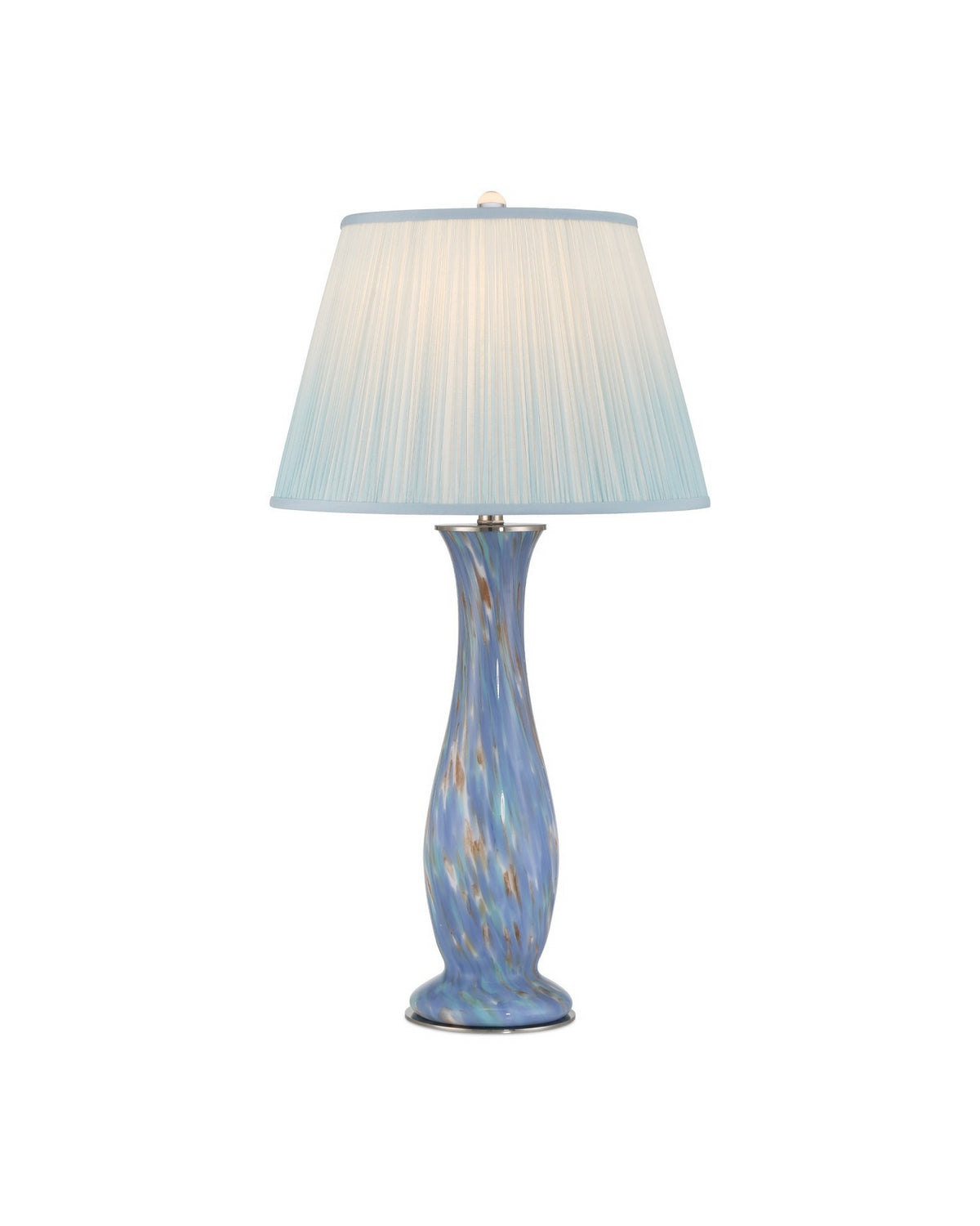 Currey and Company - 6000-1012 - One Light Table Lamp - Lapis - Blue/Pale Brown