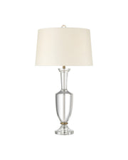 Currey and Company - 6000-1015 - One Light Table Lamp - Classico - Clear/Natural Brass