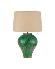 Currey and Company - 6000-1020 - One Light Table Lamp - Blarney - Green