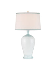 Currey and Company - 6000-1027 - One Light Table Lamp - Ketty - White/Light Blue