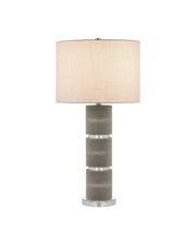 Currey and Company - 6000-1034 - One Light Table Lamp - Lofitt - Gray/Clear