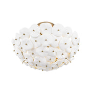 Metropolitan - N1823-732 - Three Light Semi-Flush Mount - Coastlyn - Legacy Brass