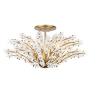 Metropolitan - N3406-870 - Six Light Semi-Flush Mount - Sorra - Painted Legacy Brass