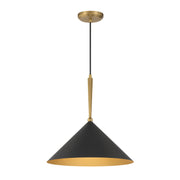 Minka-Lavery - 10315-855 - One Light Pendant - Cortan - Legacy Brass