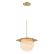 Minka-Lavery - 10385-732 - One Light Pendant - Olenne - Legacy Brass
