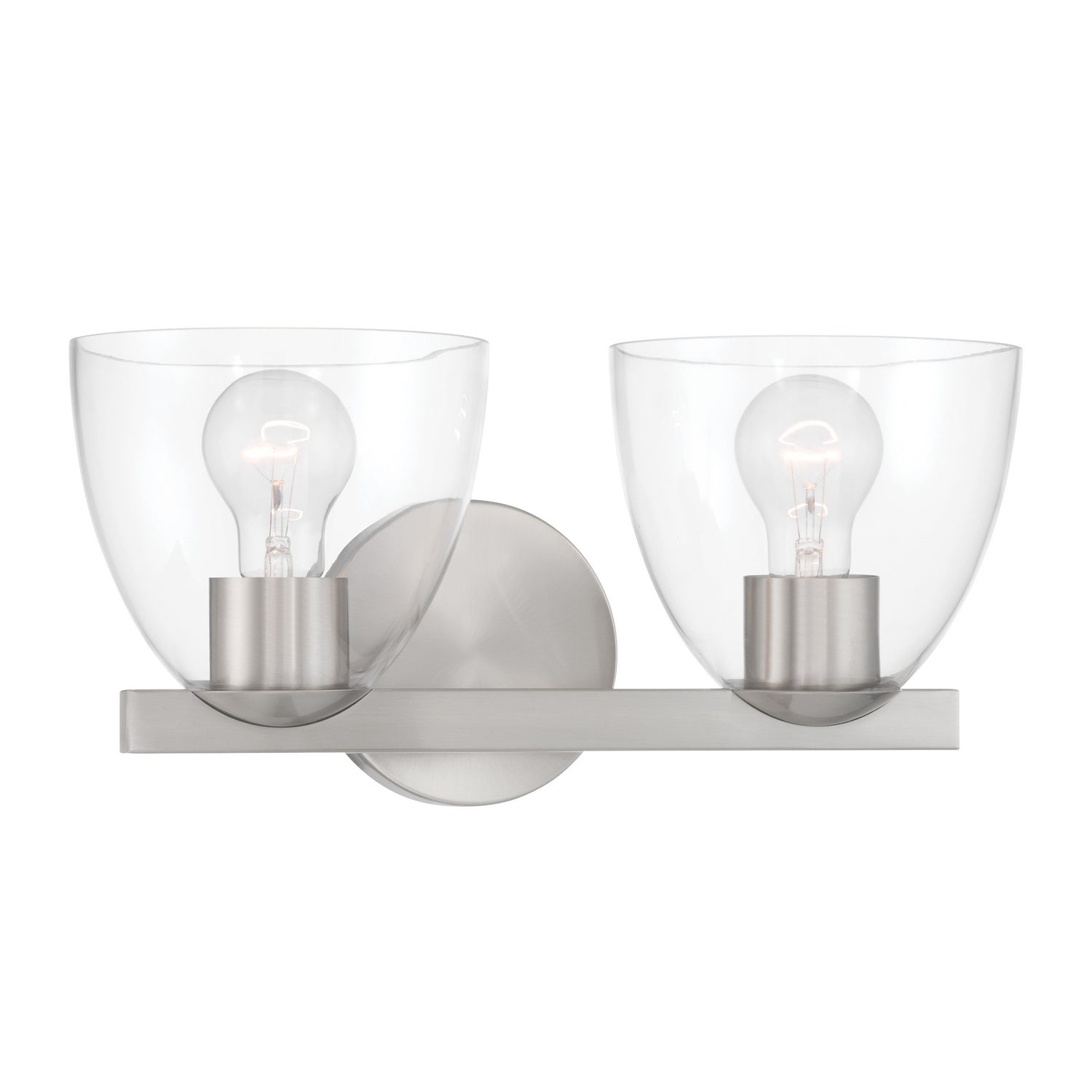 Minka-Lavery - 12482-84 - Two Light Vanity - Noellea - Brushed Nickel