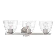 Minka-Lavery - 12483-84 - Three Light Vanity - Noellea - Brushed Nickel