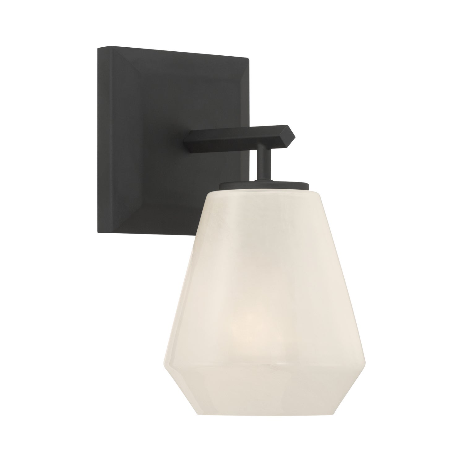 Minka-Lavery - 14371-899 - One Light Bath Sconce - Siena - Dark Matte Black