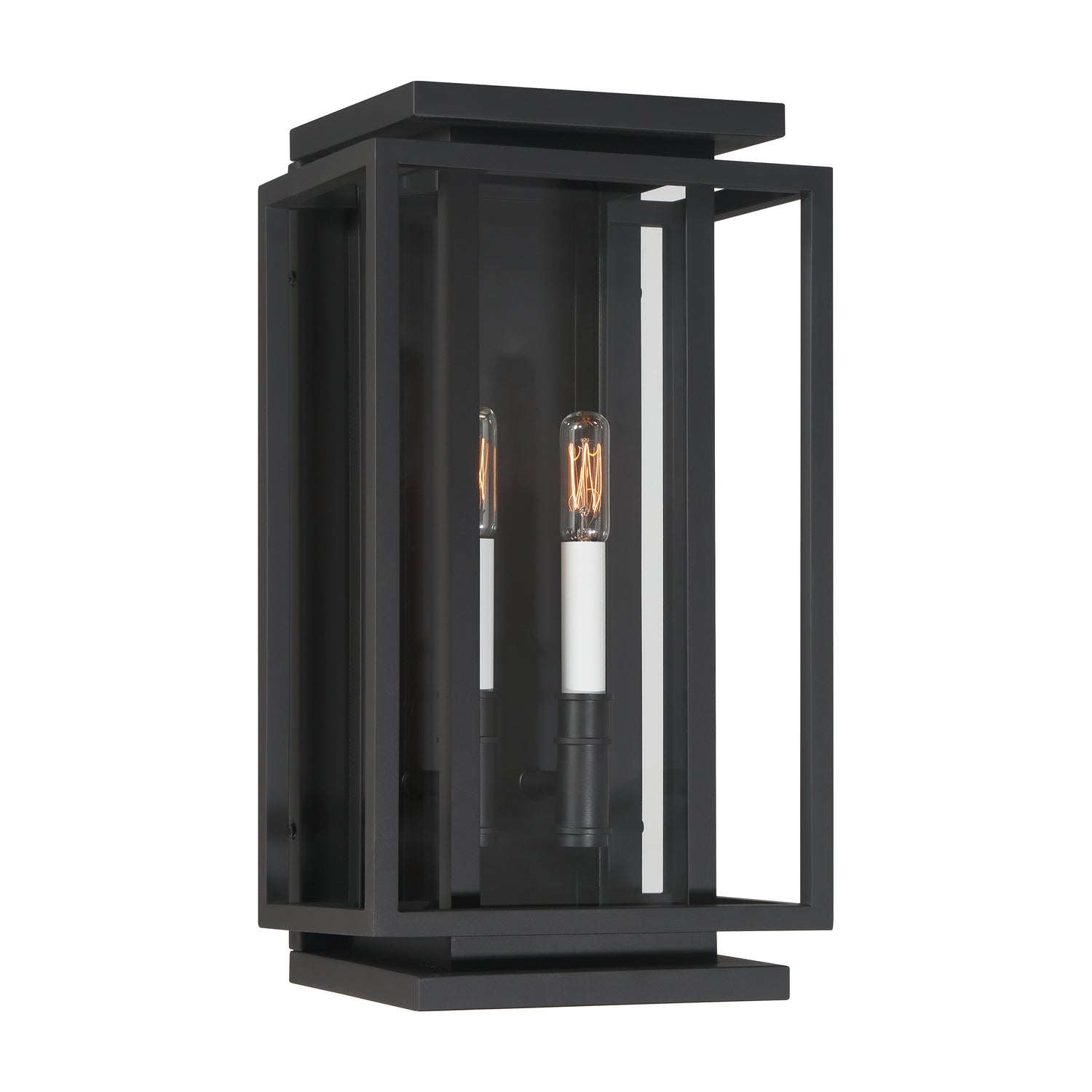 Minka-Lavery - 78603-899 - Two Light Outdoor Wall Sconce - Stratford - Dark Matte Black