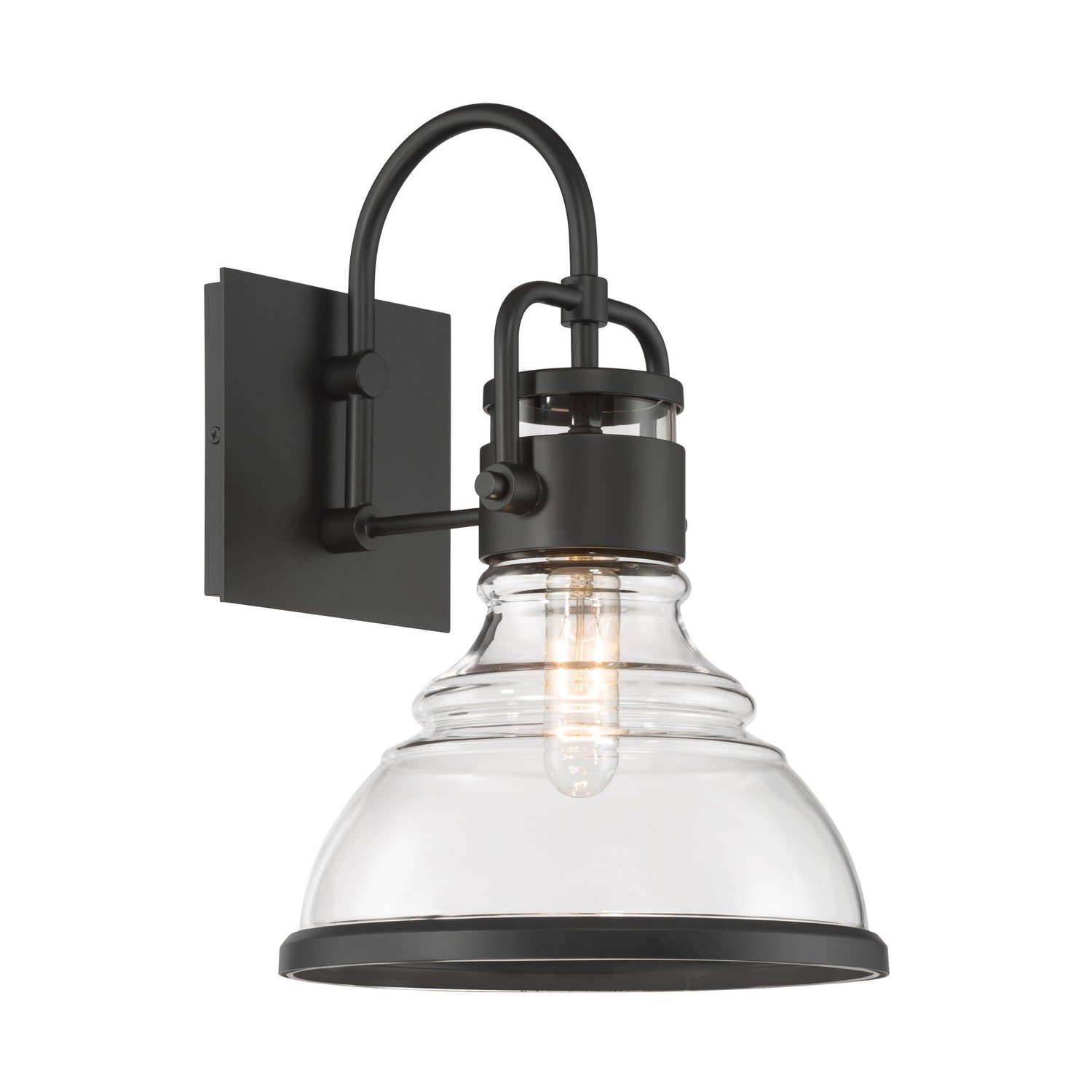 Minka-Lavery - 78700-899 - One Light Outdoor Wall Sconce - Calen - Dark Matte Black