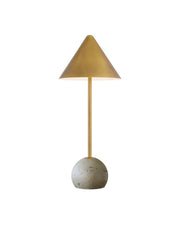 Currey and Company - 6700-0014 - One Light Table Lamp - Journey - Antique Brass/Natural