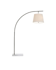 Currey and Company - 8000-0119 - Two Light Floor Lamp - Cloister - Oil Rubbed Bronze/White
