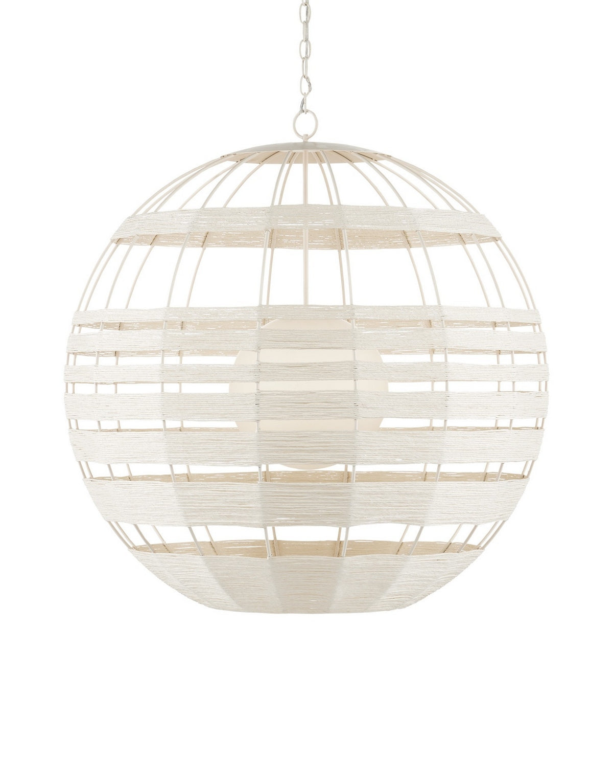 Currey and Company - 9000-0835 - One Light Chandelier - Lapsley - Vanilla/White
