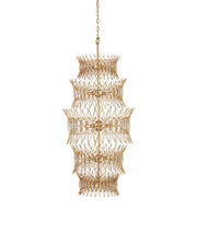 Currey and Company - 9000-1288 - 18 Light Chandelier - Marquise - Clear/Luxor Gold