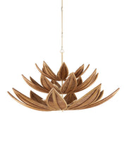Currey and Company - 9000-1299 - 12 Light Chandelier - Cubana - Natural/Coco Cream