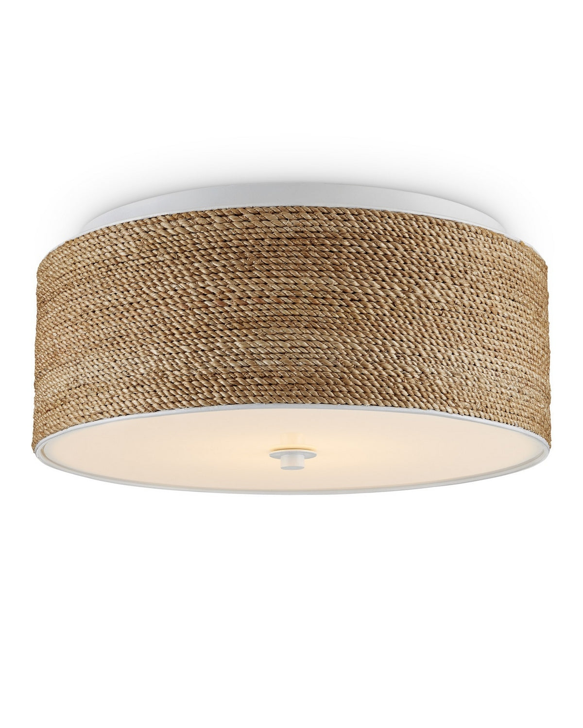 Currey and Company - 9999-0057 - LED Flush Mount - Coulton Rope - Natural/White
