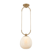 Troy Lighting - F7510-PBR - One Light Pendant - Jove - Patina Brass