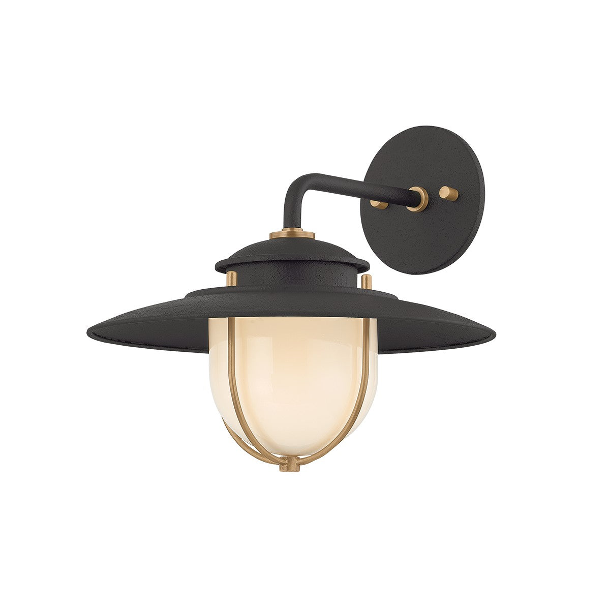 Troy Lighting - B4011-FOR/PBR - One Light Wall Sconce - Greentree - Forged Iron
