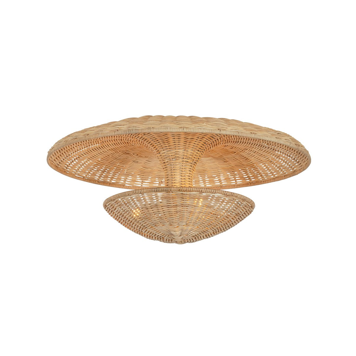 Troy Lighting - C6222-BRL - Three Light Semi Flush Mount - Draco - Bronze Leaf