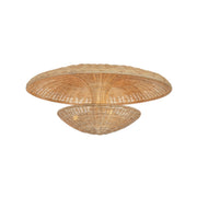 Troy Lighting - C6222-BRL - Three Light Semi Flush Mount - Draco - Bronze Leaf