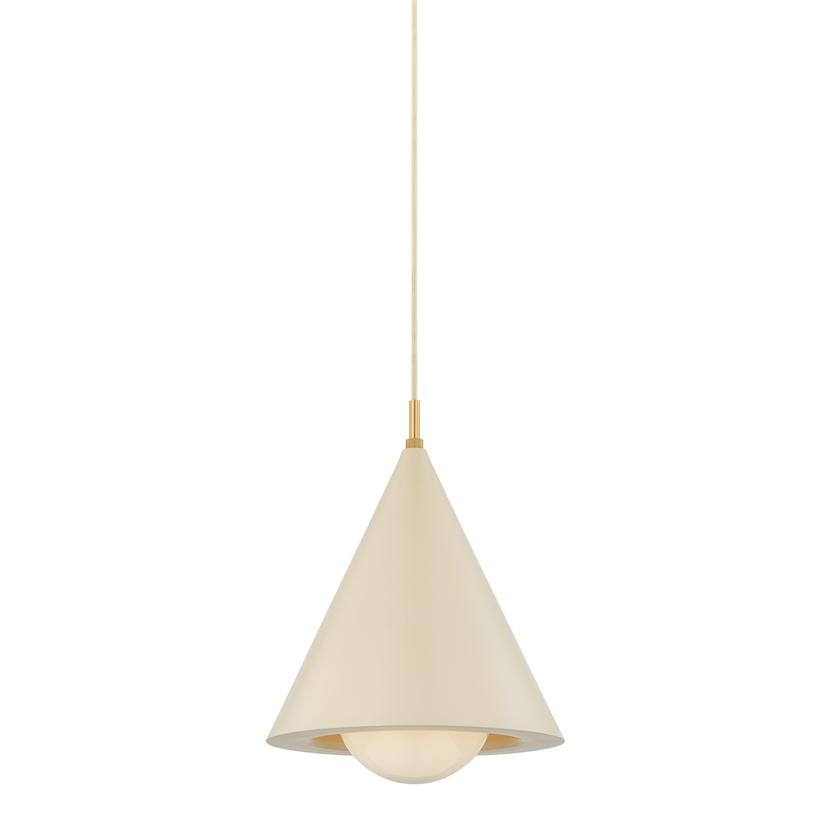 Mitzi - H1085701A-AGB/TBQ - One Light Pendant - Jolene - Aged Brass