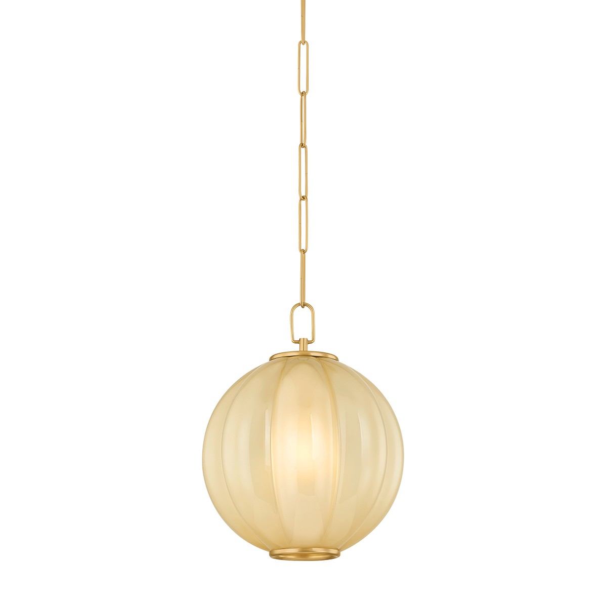 Mitzi - H1091701S-AGB - One Light Pendant - Bernadine - Aged Brass