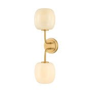 Mitzi - H1092102-AGB - Two Light Bath - Lisette - Aged Brass