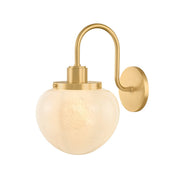 Mitzi - H1093101-AGB - One Light Wall Sconce - Kristen - Aged Brass