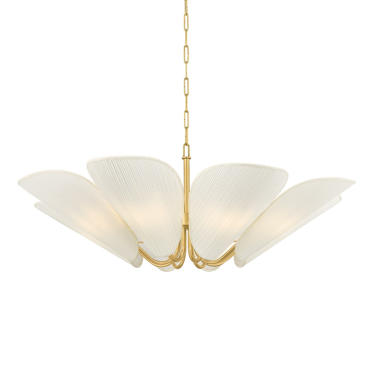 Mitzi - H1095808-AGB - Eight Light Chandelier - Winifred - Aged Brass