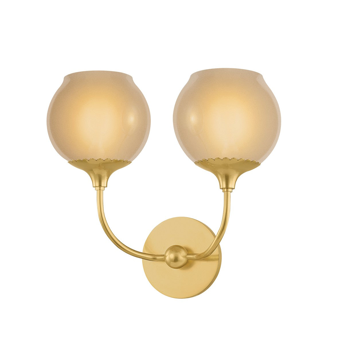 Mitzi - H1098102-AGB - Two Light Wall Sconce - Daya - Aged Brass