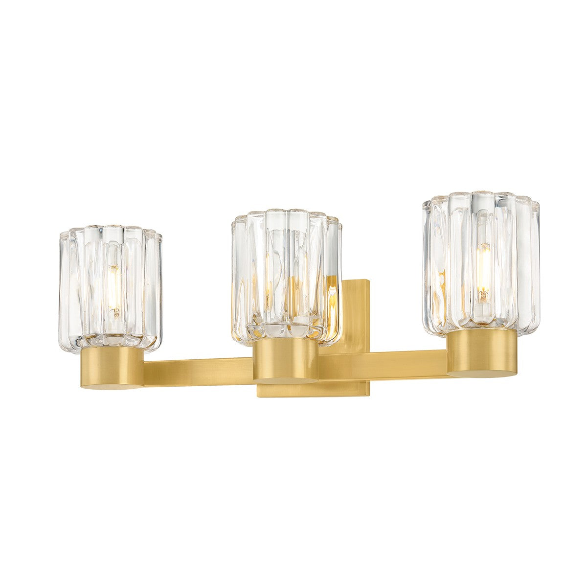 Mitzi - H1107303-AGB - Three Light Bath - Danae - Aged Brass