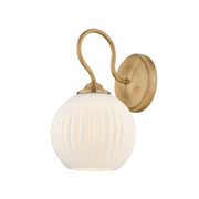 Mitzi - H1130101-PBR - One Light Wall Sconce - Vida - Patina Brass