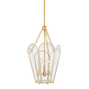 Mitzi - H1132703-AGB/SBQ - Three Light Lantern - Clarisse - Aged Brass