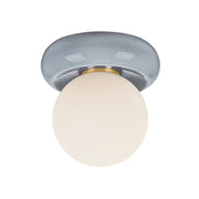 Mitzi - H1160501-AGB/CFK - One Light Flush Mount - Tyra - Aged Brass