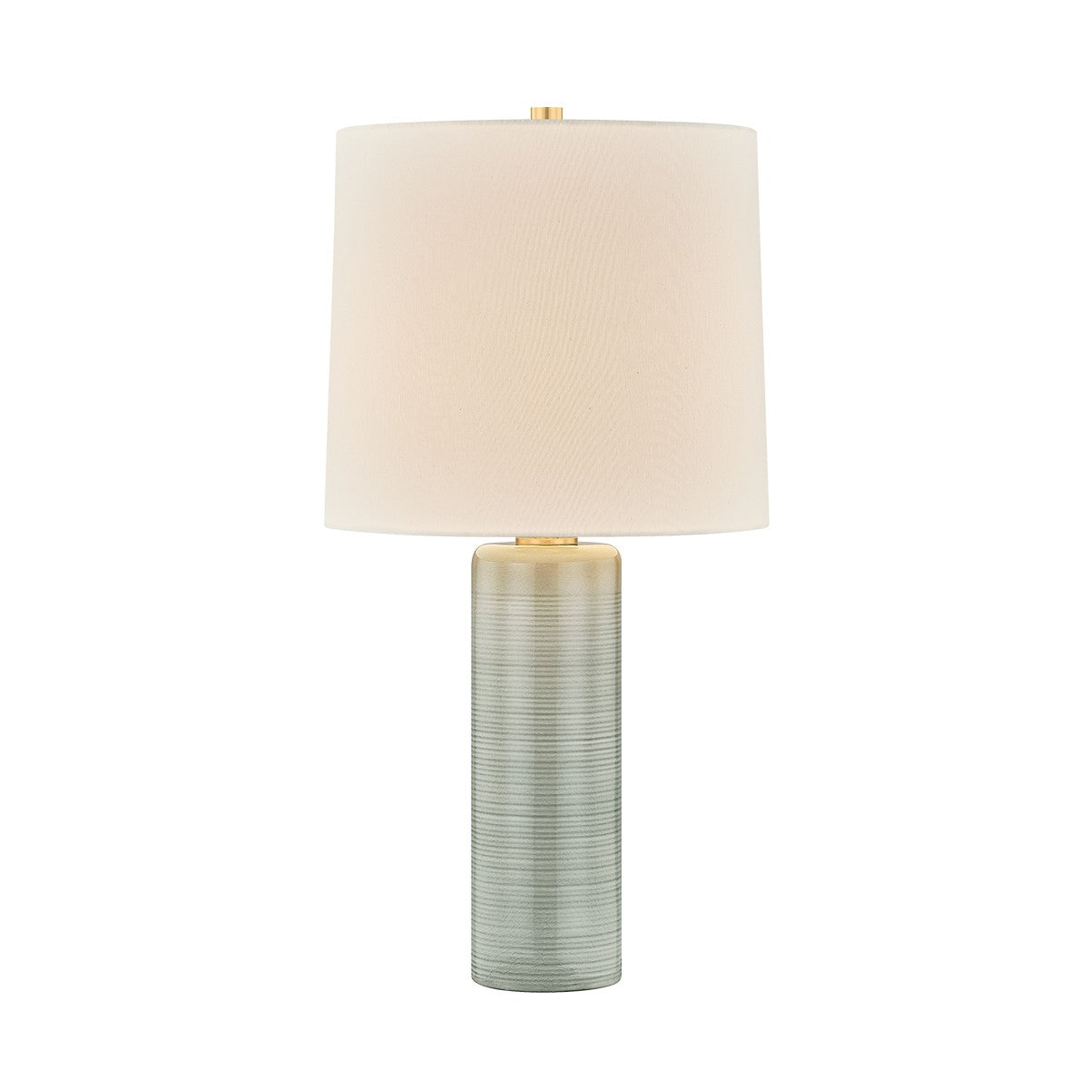 Mitzi - HL1196201-AGB/CVL - One Light Table Lamp - Tuva - Aged Brass