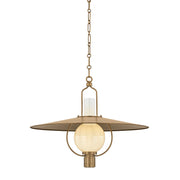 Troy Lighting - F2730-PBR - One Light Lantern - Cahill - Patina Brass
