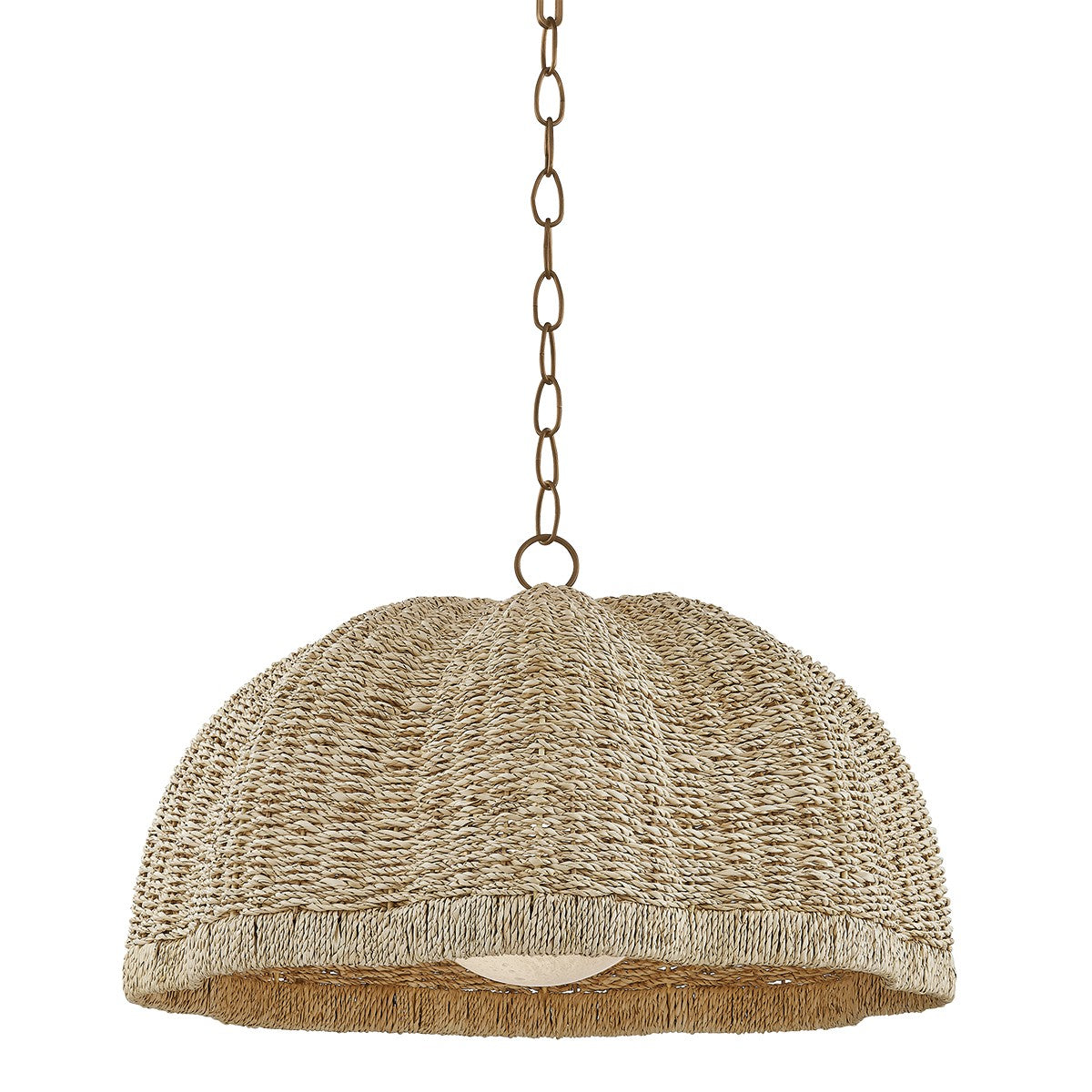 Troy Lighting - F6124-PBR - One Light Pendant - Jack - Patina Brass