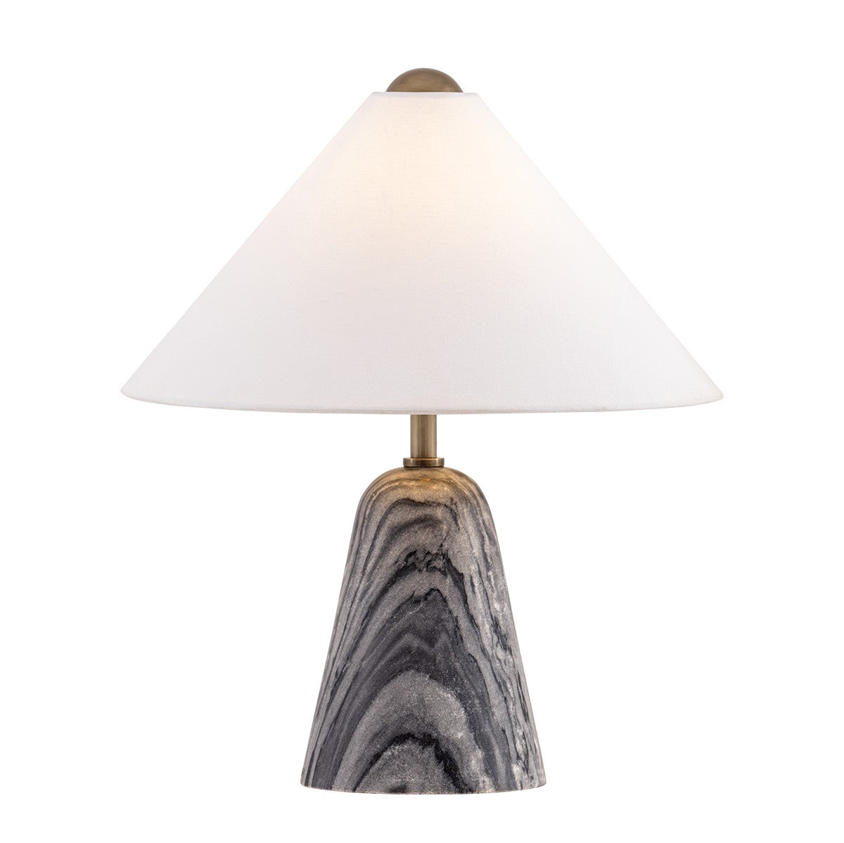 Troy Lighting - PTL5024-PBR - One Light Table Lamp - Millbrae - Patina Brass