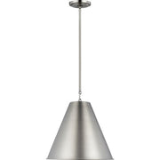 Visual Comfort Studio - 6585101-965 - One Light Pendant - Gordon - Antique Brushed Nickel