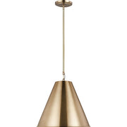 Visual Comfort Studio - 6585101EN3-848 - One Light Pendant - Gordon - Satin Brass