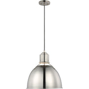 Visual Comfort Studio - 6680301-962 - One Light Pendant - Huey - Brushed Nickel