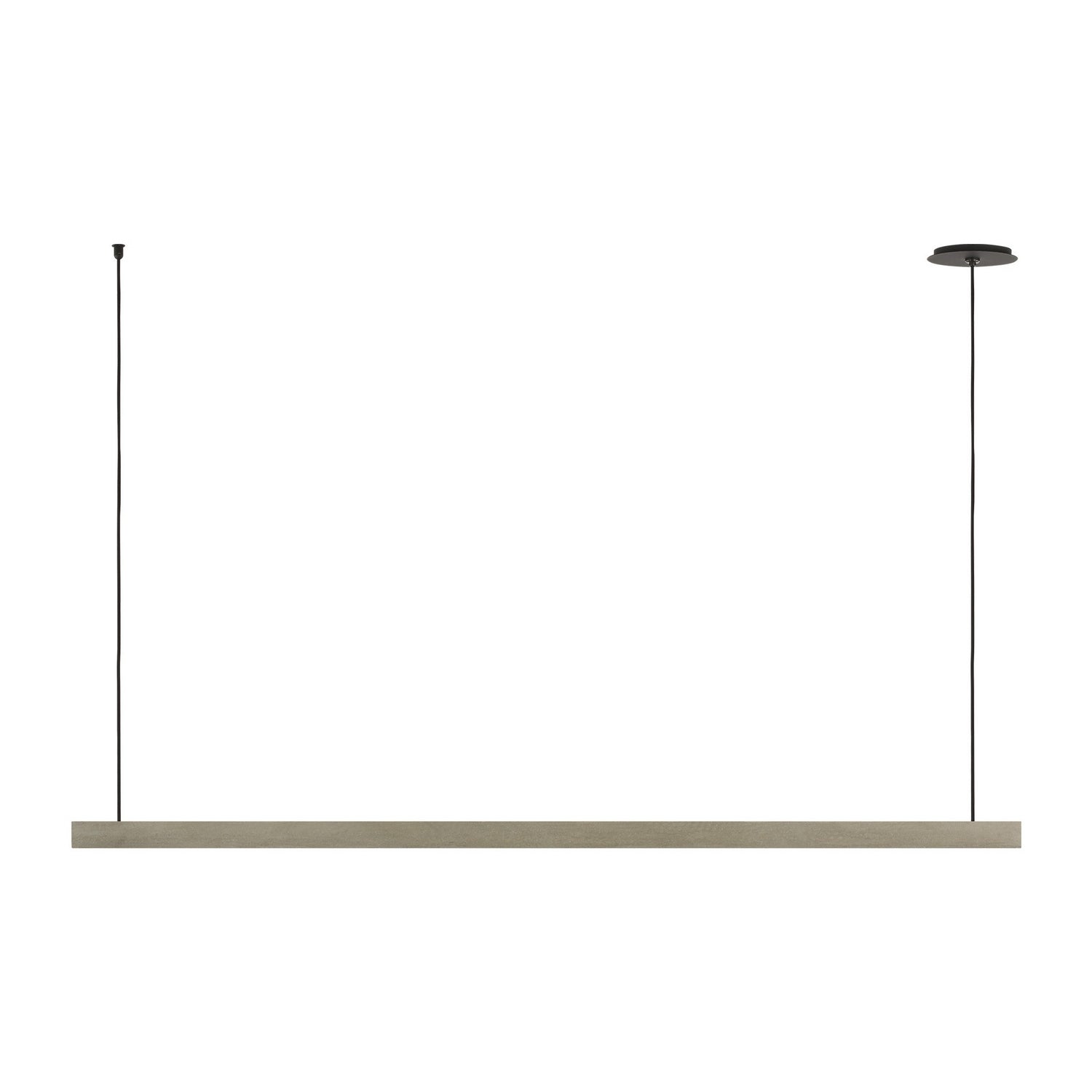 Visual Comfort Modern - MDLS79727BHC - LED Linear Chandelier - Lino - Honed Concrete