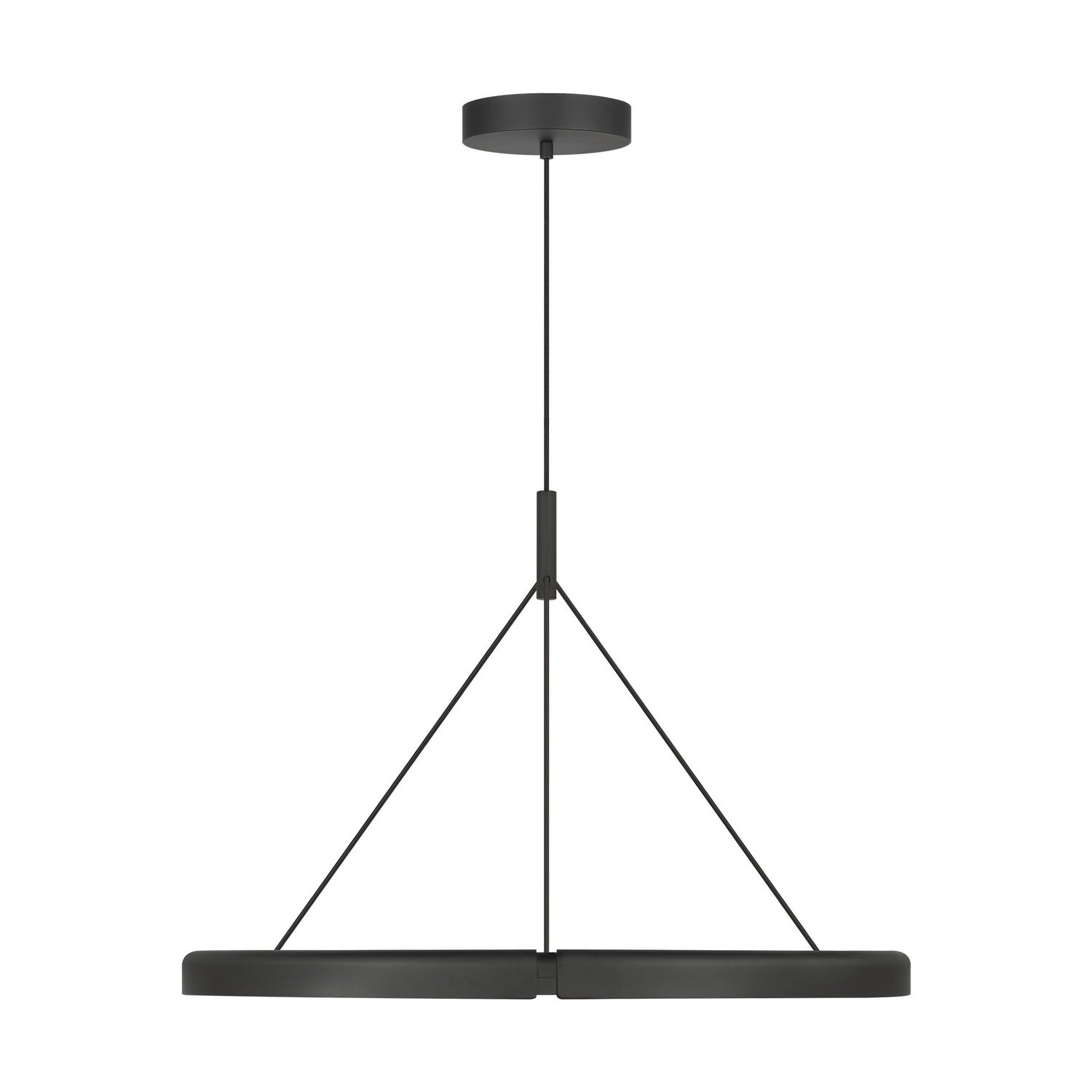 Visual Comfort Modern - PBCH80327B - LED Chandelier - Cloak - Nightshade Black